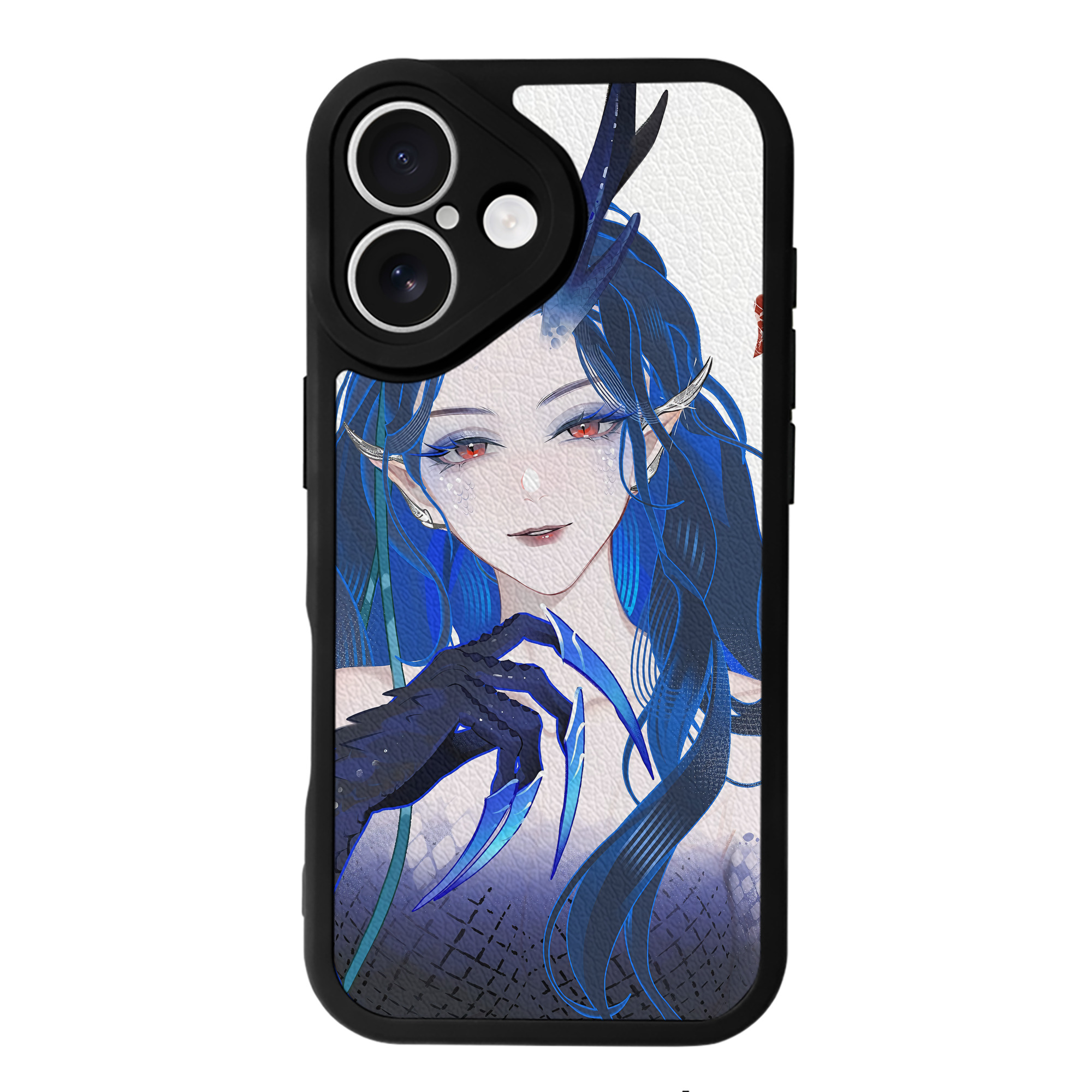 （画像用） Ne Zha 2 ナタ 魔童の大暴れ 【iPhone 16シリーズ対応】シリコンスマホケース（レザー調） 材質：シリコン